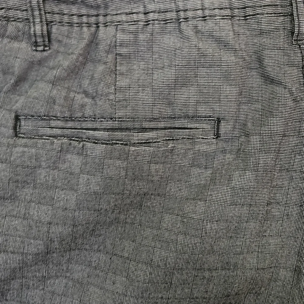 Ezekiel Plaid Board Shorts Hybrid Mens Size44 Gray/Black Cotton Skater Surf Swim